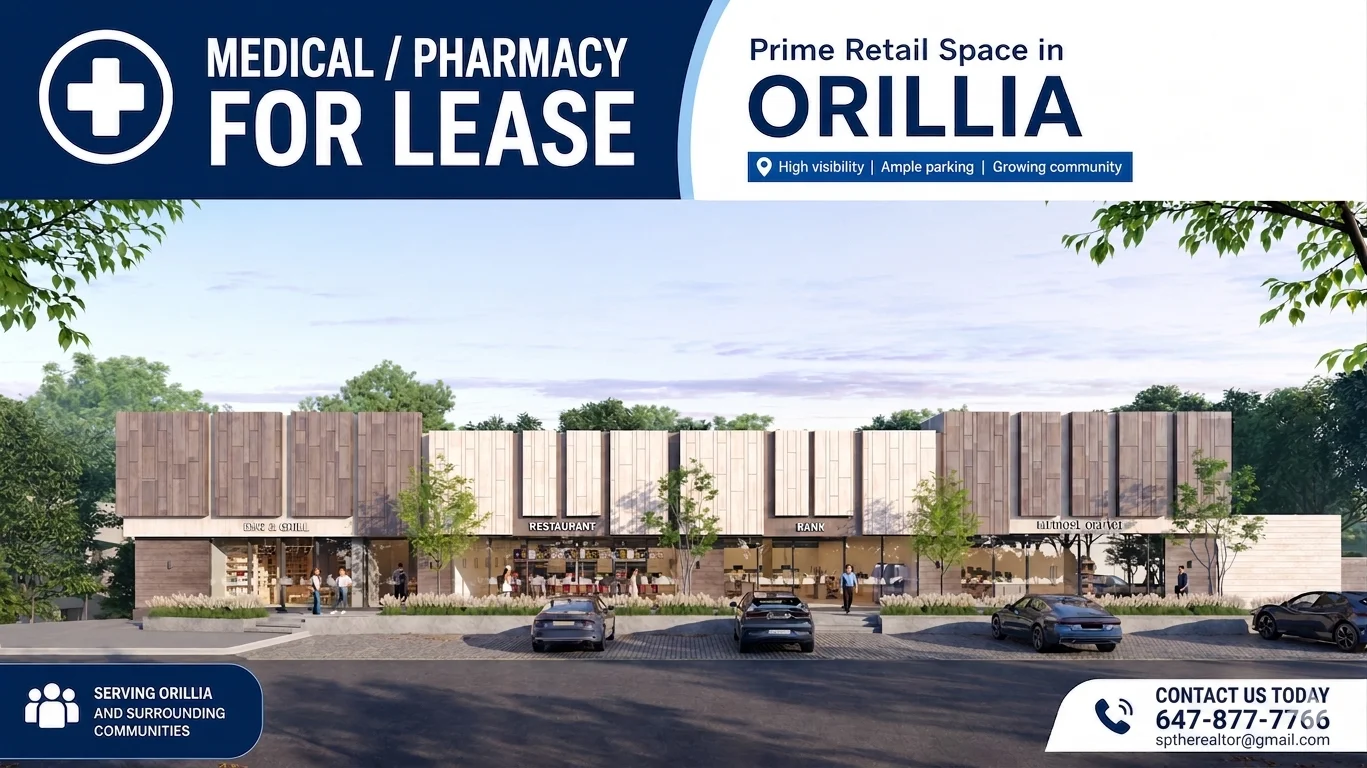 Medical Centre/Pharmacy for Sale-Orillia