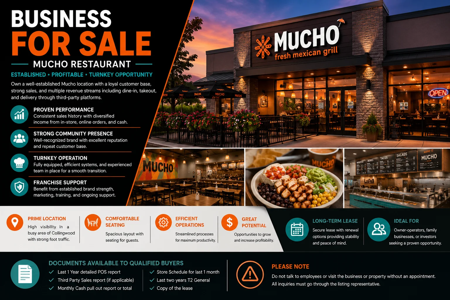 Established Restaurant Opportunity in the Heart of Collingwood